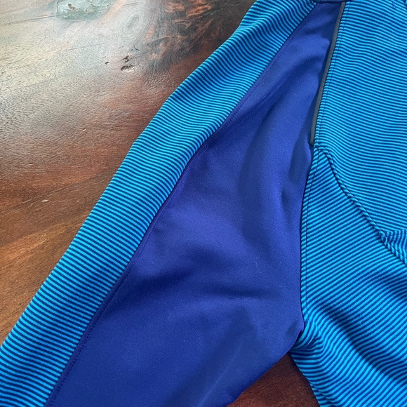 Athleta Women’s snowscape Quarter Zip sweatshirt Blue L - Picture 5 of 5